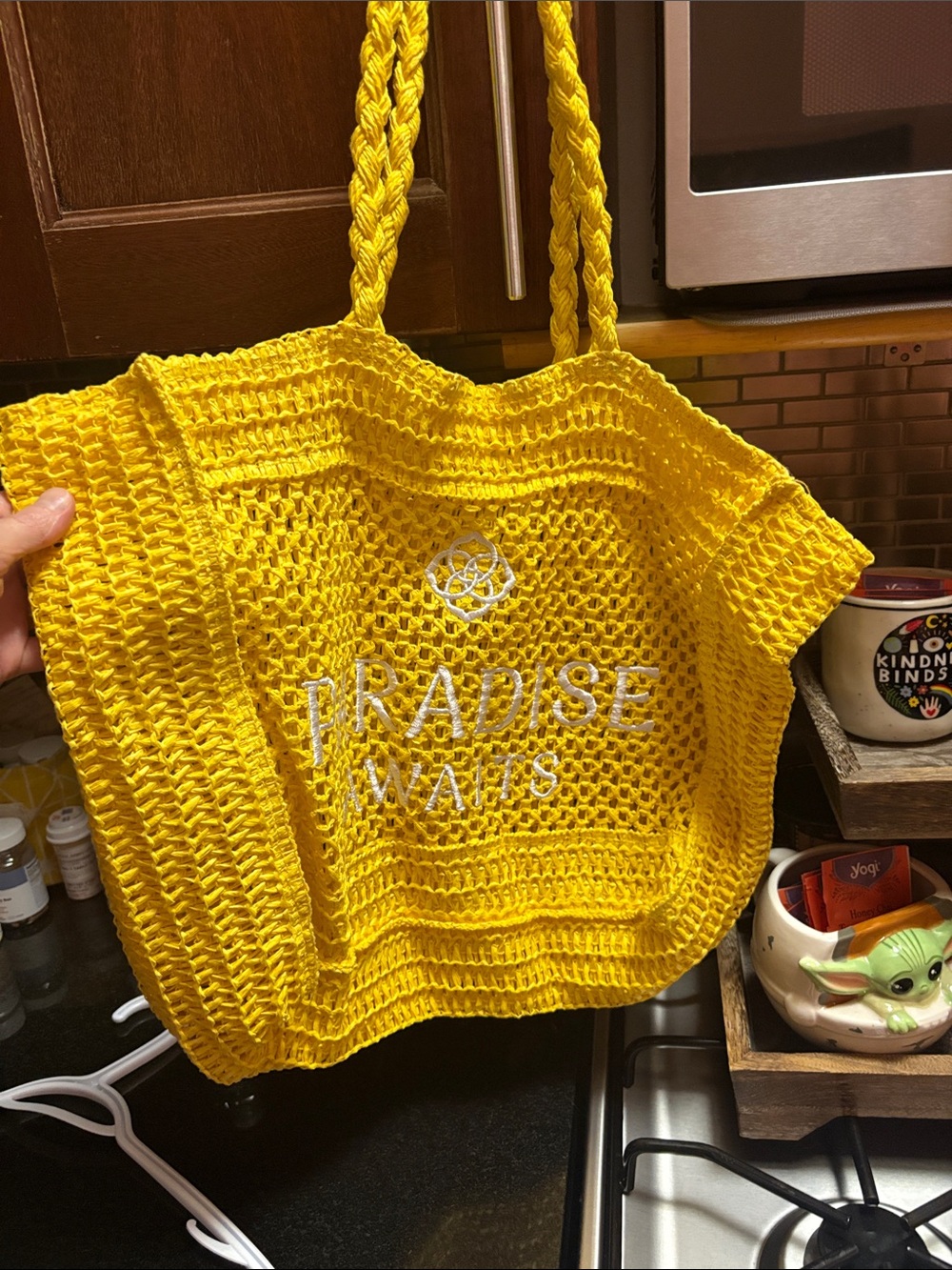 Kendra Scott woven bag